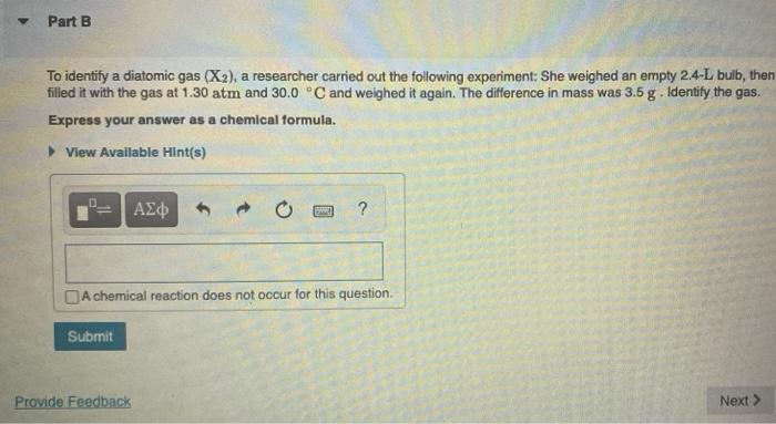 Solved density = volume mass The molar mass of a | Chegg.com