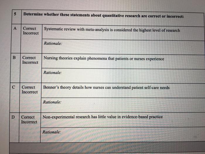 Solved 5 Determine Whether These Statements About Chegg
