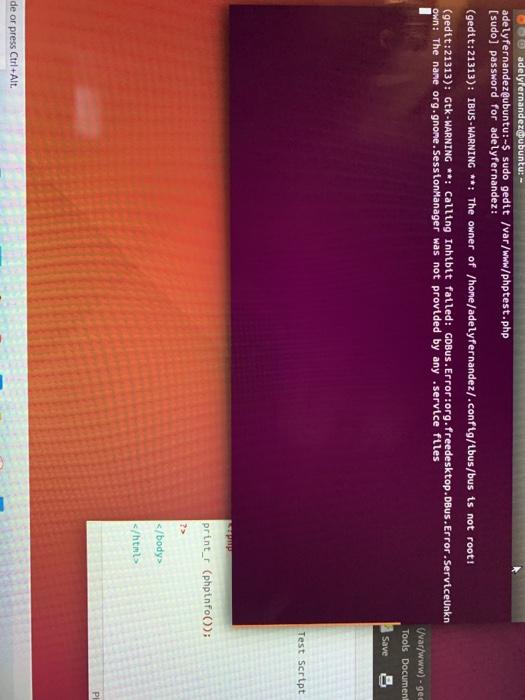 Solved Im Using Ubuntu 14 4 6 Im Opened Sudo Gedit Var Chegg Com