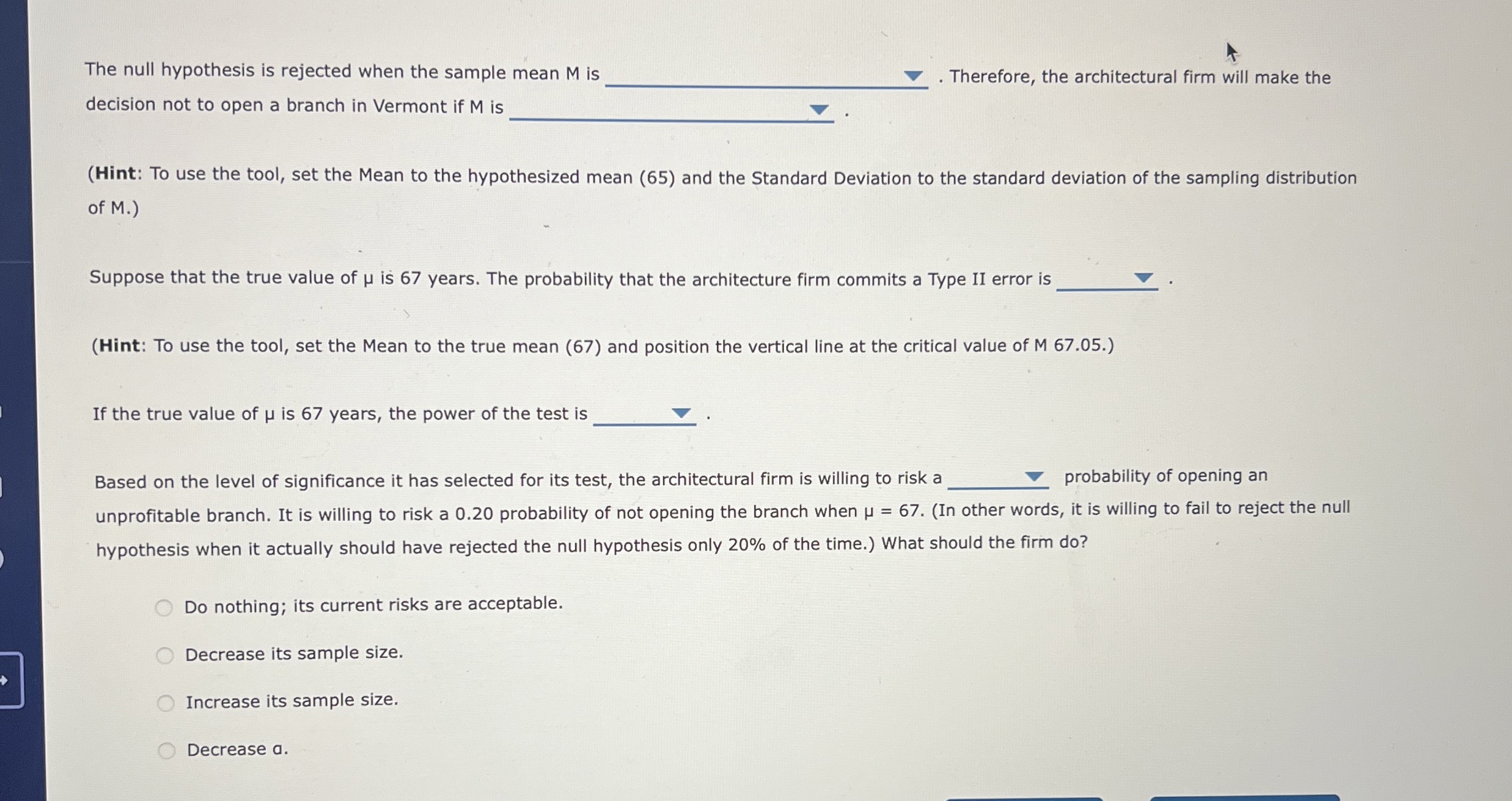 Solved Problem Set Chapter 08 ﻿Introduction to Hypothesis