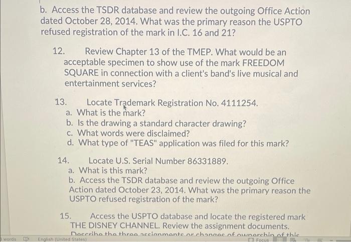 Uspto tsdr deals