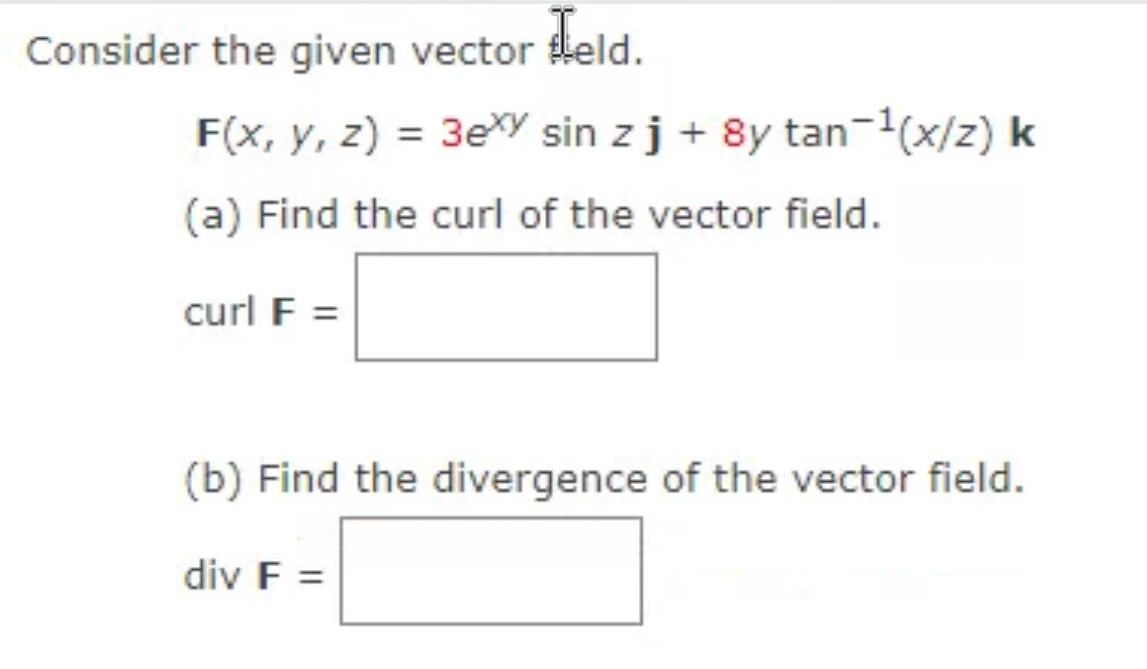 Solved Consider the given vector theld. | Chegg.com