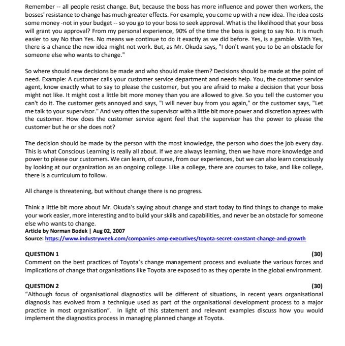 Solved SECTION A (60) Read the case study below and answer | Chegg.com