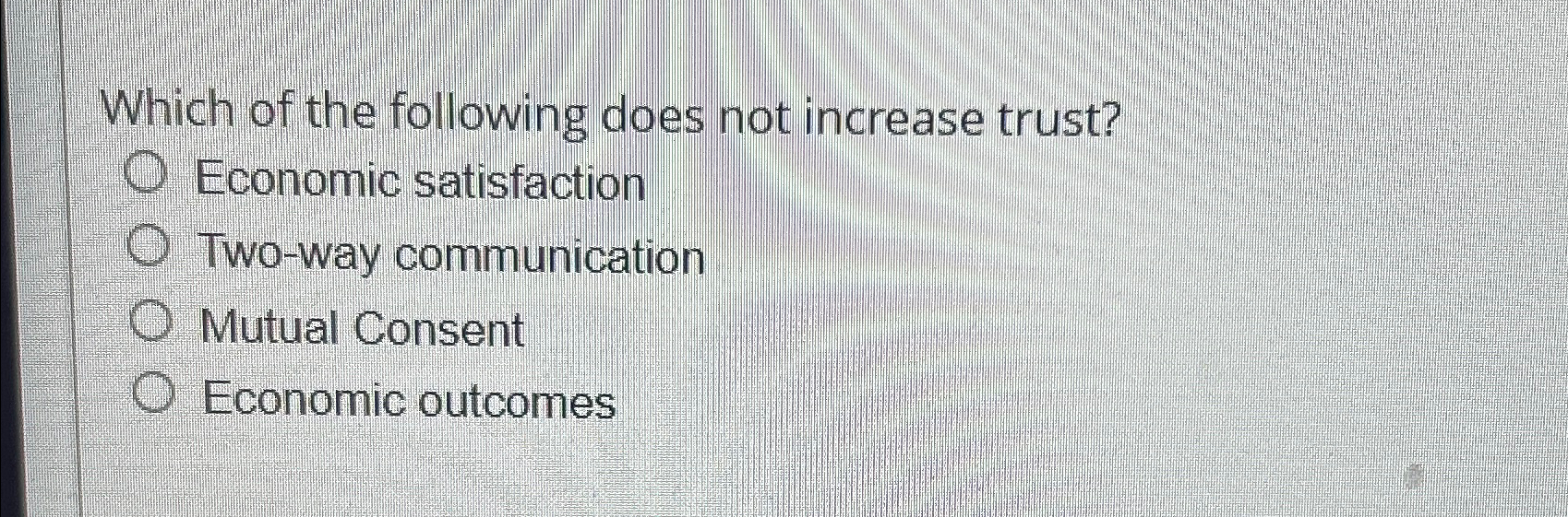 Solved Which of the following does not increase | Chegg.com