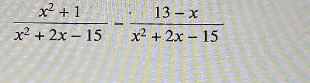 x 1 2 x 1 15 2x 13 6 0