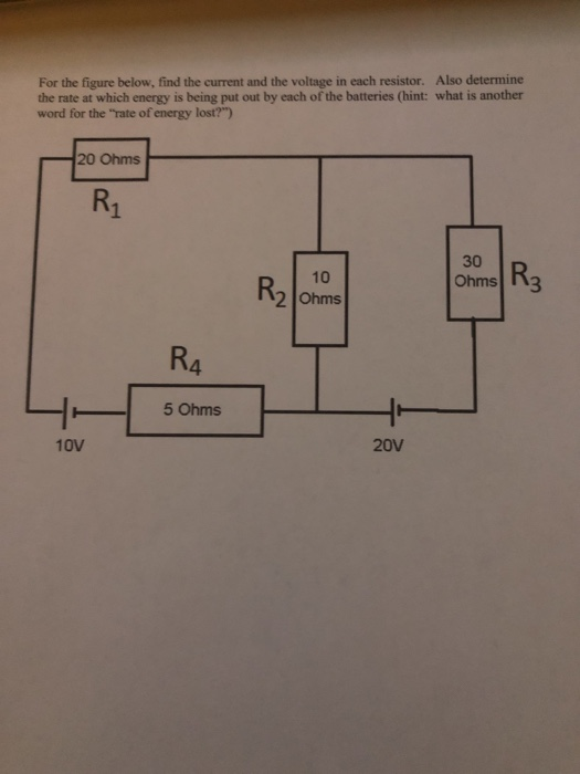 Solved Two resistors R, and R, are connected in series to a | Chegg.com