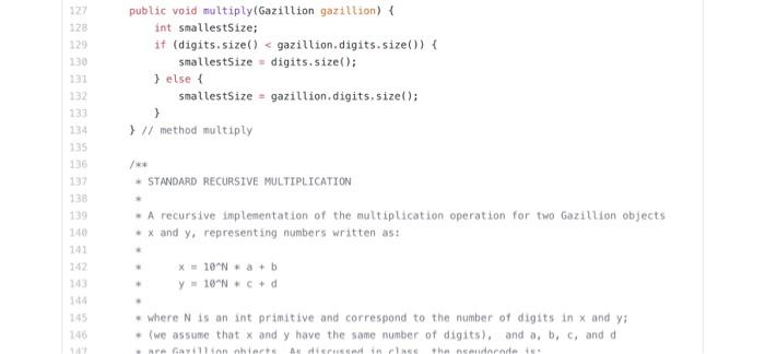 Solved Recursive multiplication This is now Assignment 09 | Chegg.com