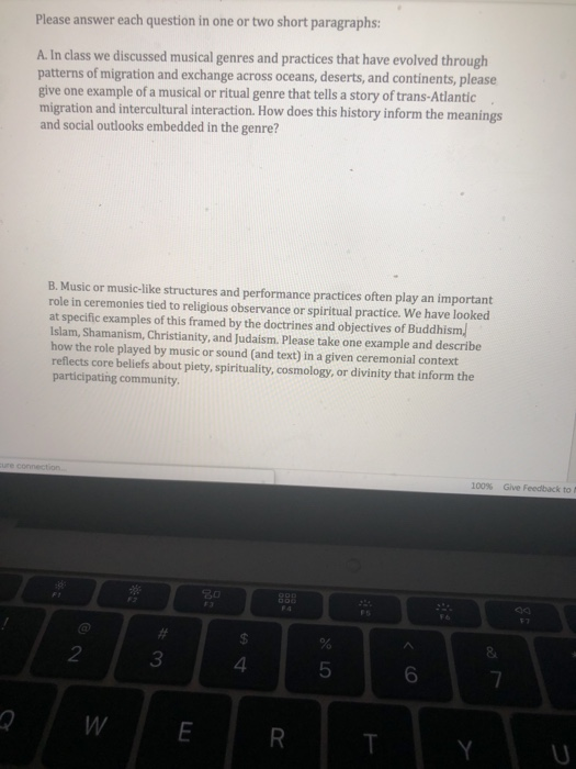 Solved Please answer each question in one or two short | Chegg.com