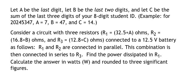 Solved: Let A Be The Last Digit, Let B Be The Last Two Dig... | Chegg.com