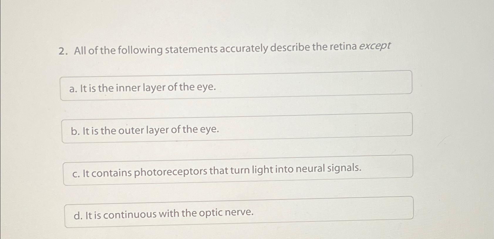 Solved All of the following statements accurately describe | Chegg.com