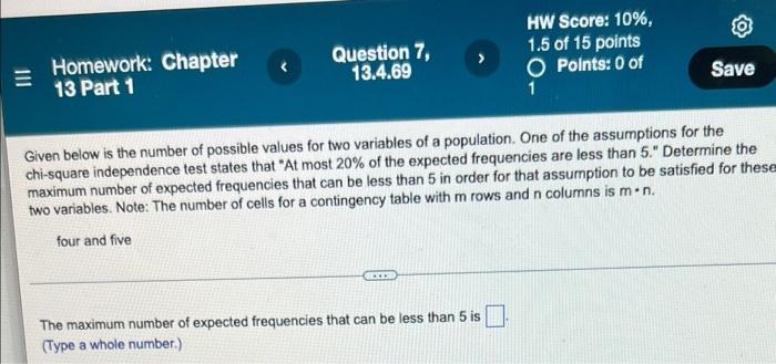 Solved Homework: Chapter 13 Part 1 Question 7, 13.4.69 HW | Chegg.com
