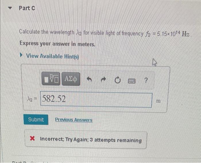 solved-part-a-calculate-the-wavelength-at-for-gamma-rays-of-chegg