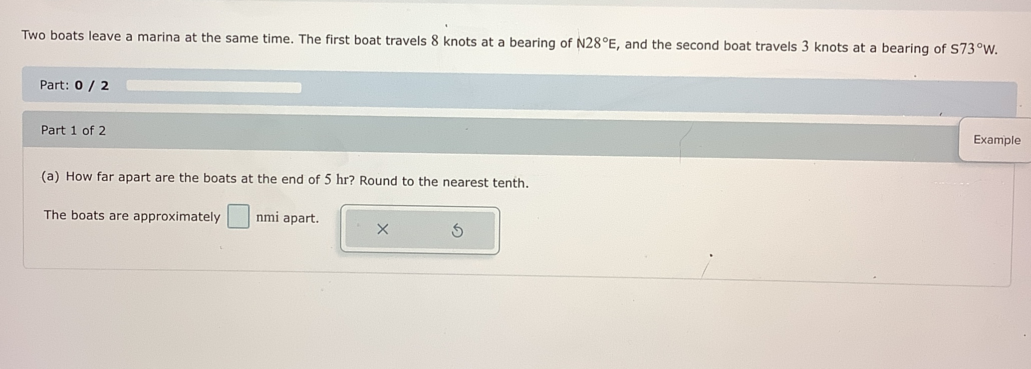 Solved Please Answer Part A And B To The Given.Two Boats | Chegg.com