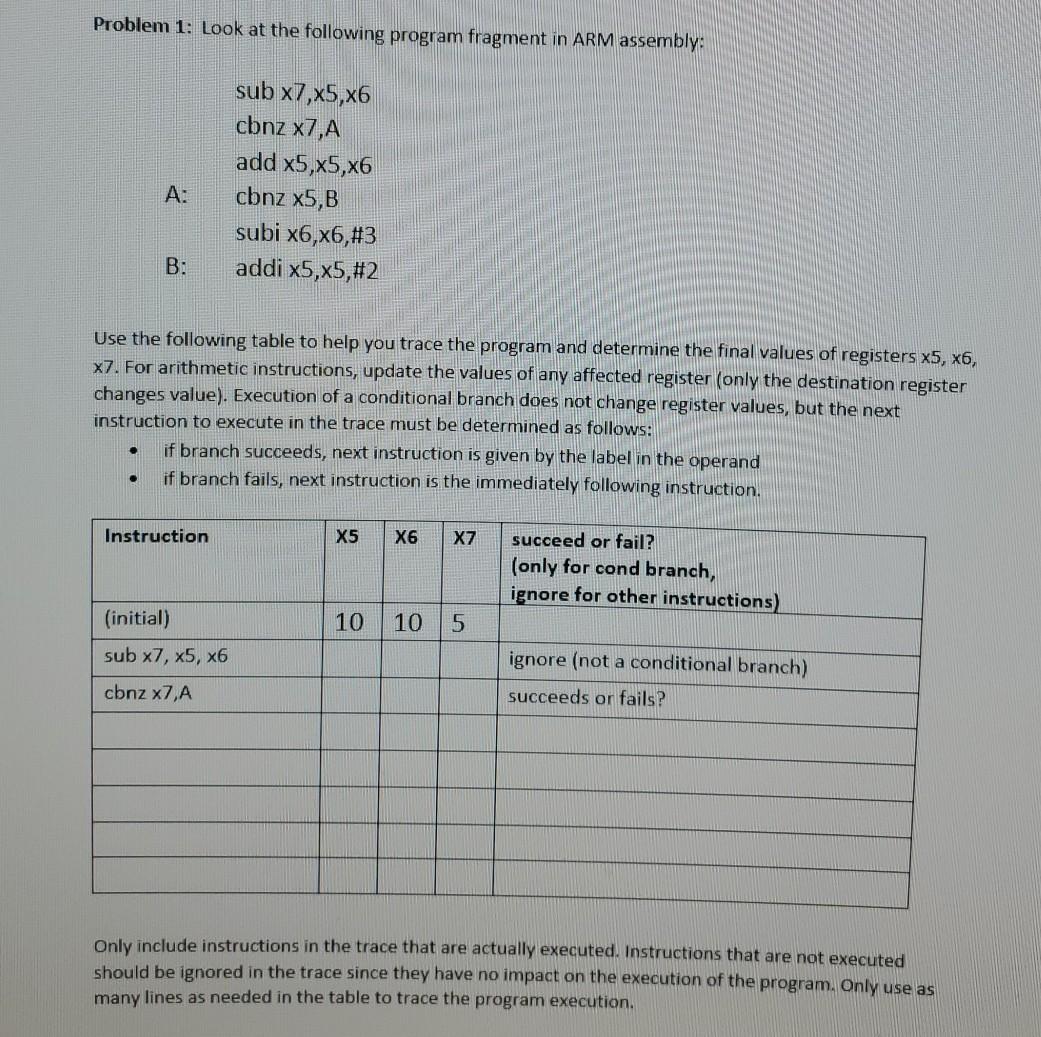 Solved Problem 1: Look at the following program fragment in | Chegg.com
