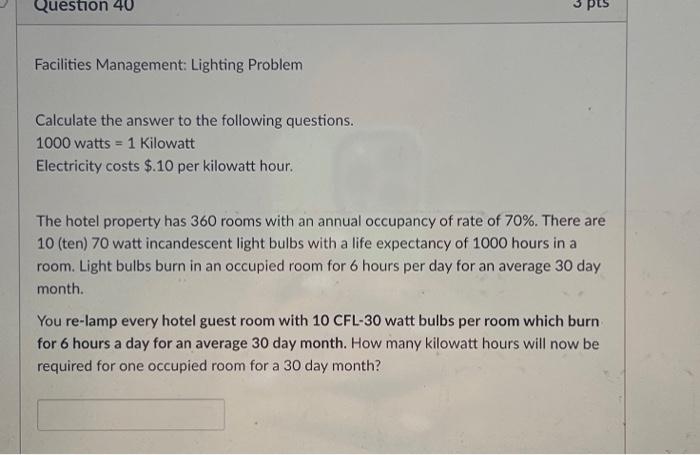 your assignment factory lighting problem