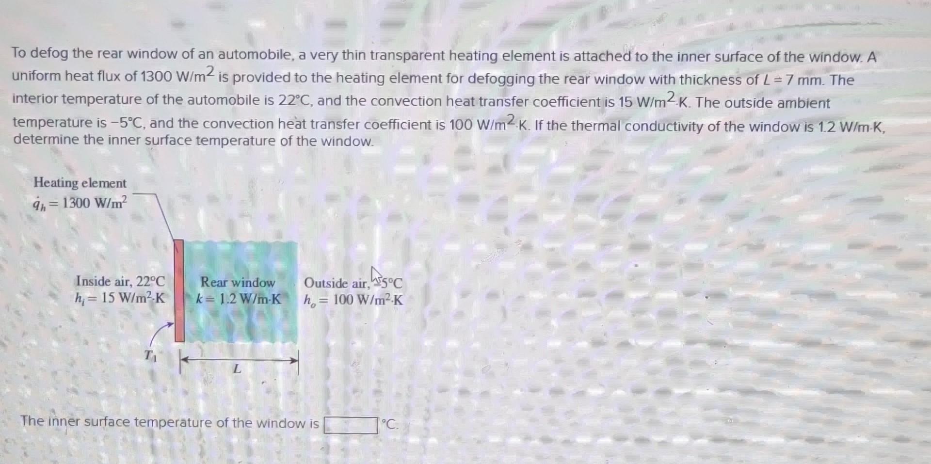 Solved To defog the rear window of an automobile, a very