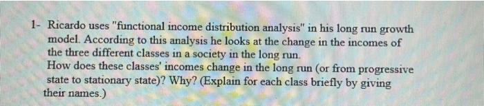 Solved 1- Ricardo uses 