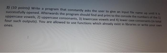 Solved 2) (10 points) Write a program that constantly asks | Chegg.com