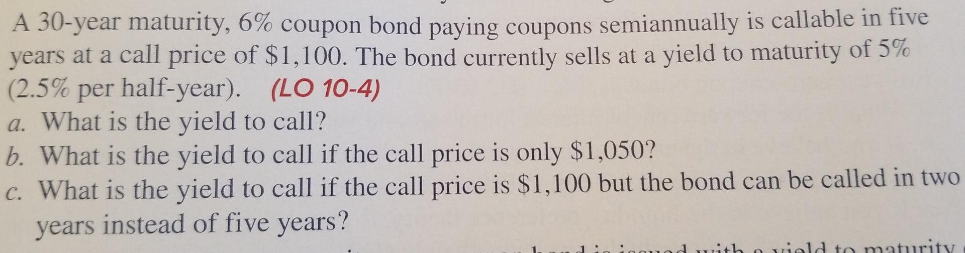 【SALE／55%OFF】 Solved A 30-year maturity, 6% coupon bond paying coupons 人文