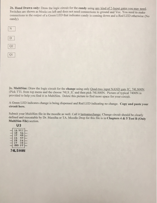Solved 2a. You are required to design a circuit for a 30 | Chegg.com