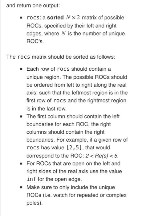 Enumerating possible regions of convergence using | Chegg.com