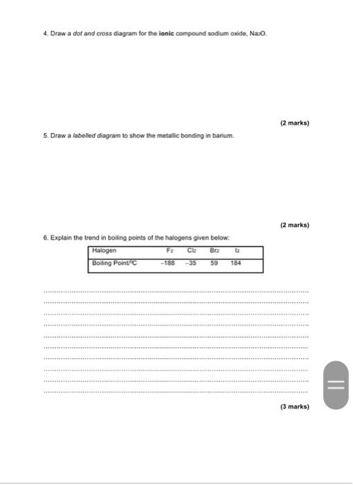 Solved QUESTIONS ON STRUCTURE AND BONDING NAME: 1. Using | Chegg.com