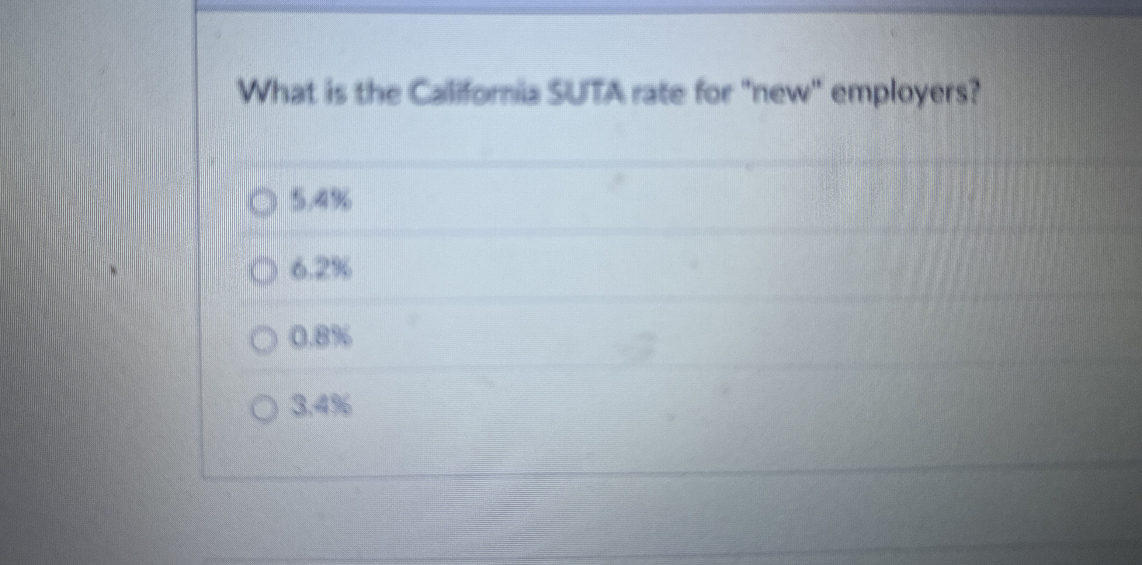 Solved What is the California SUTA rate for 