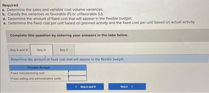 Solved Exercise 15-7A (Algo) Determining sales and variable | Chegg.com