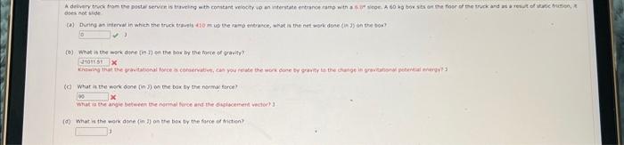 Solved does not side 23 x (9) Ehat is the work done (in 3) | Chegg.com