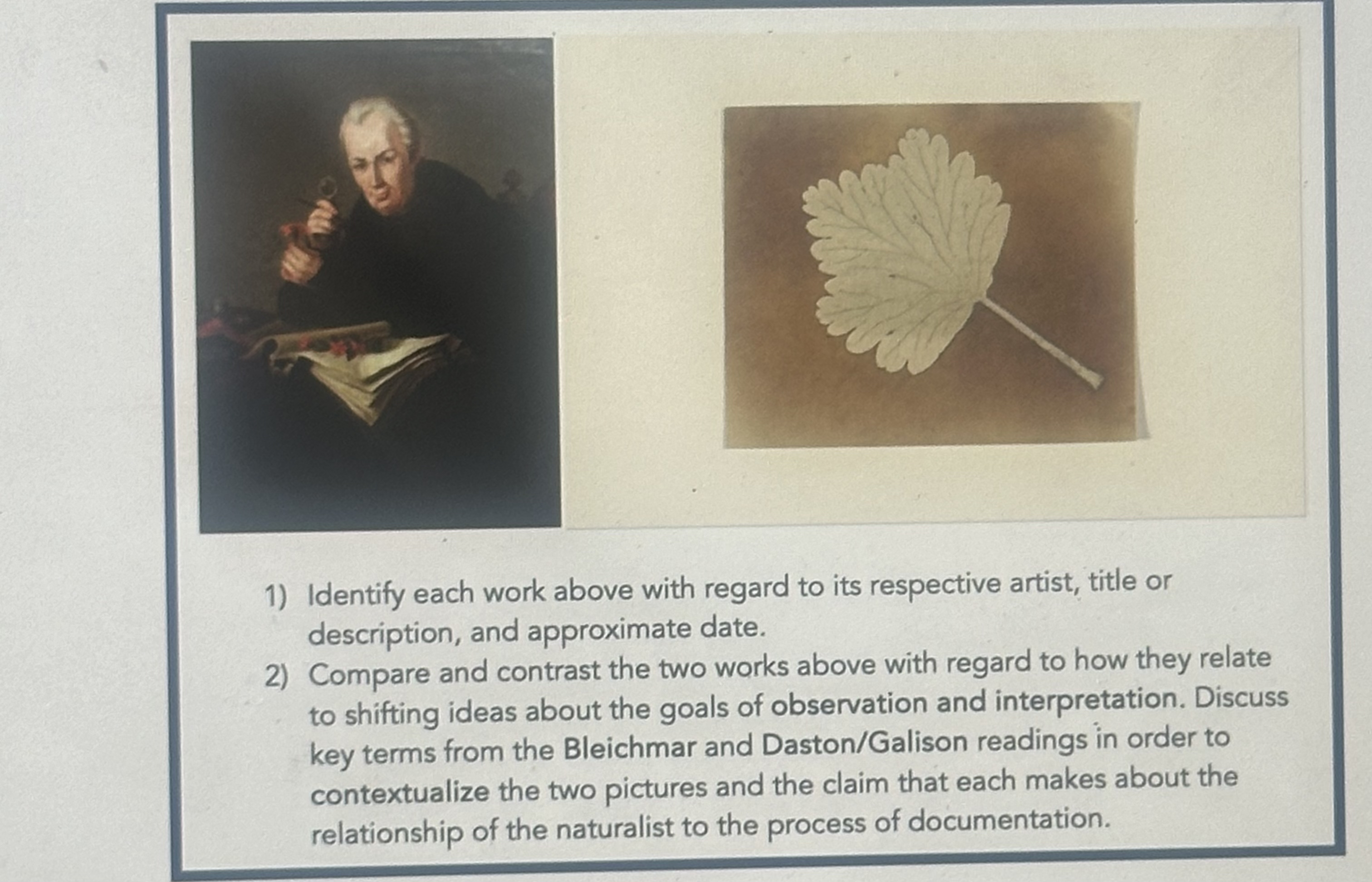 Identify each work above with regard to its | Chegg.com