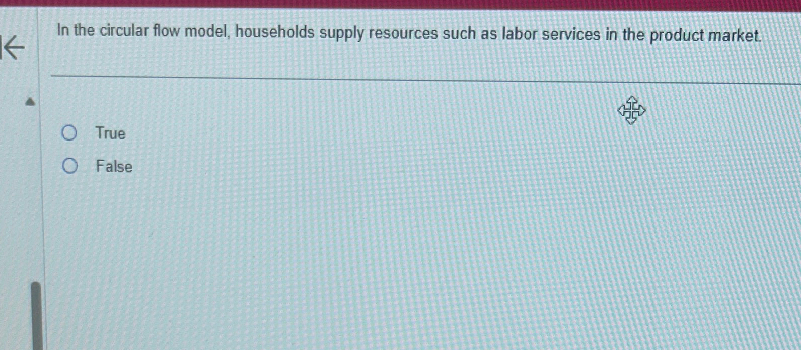 Solved In The Circular Flow Model Households Supply Chegg Com   Image