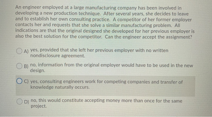 solved-an-engineer-employed-at-a-large-manufacturing-company-chegg