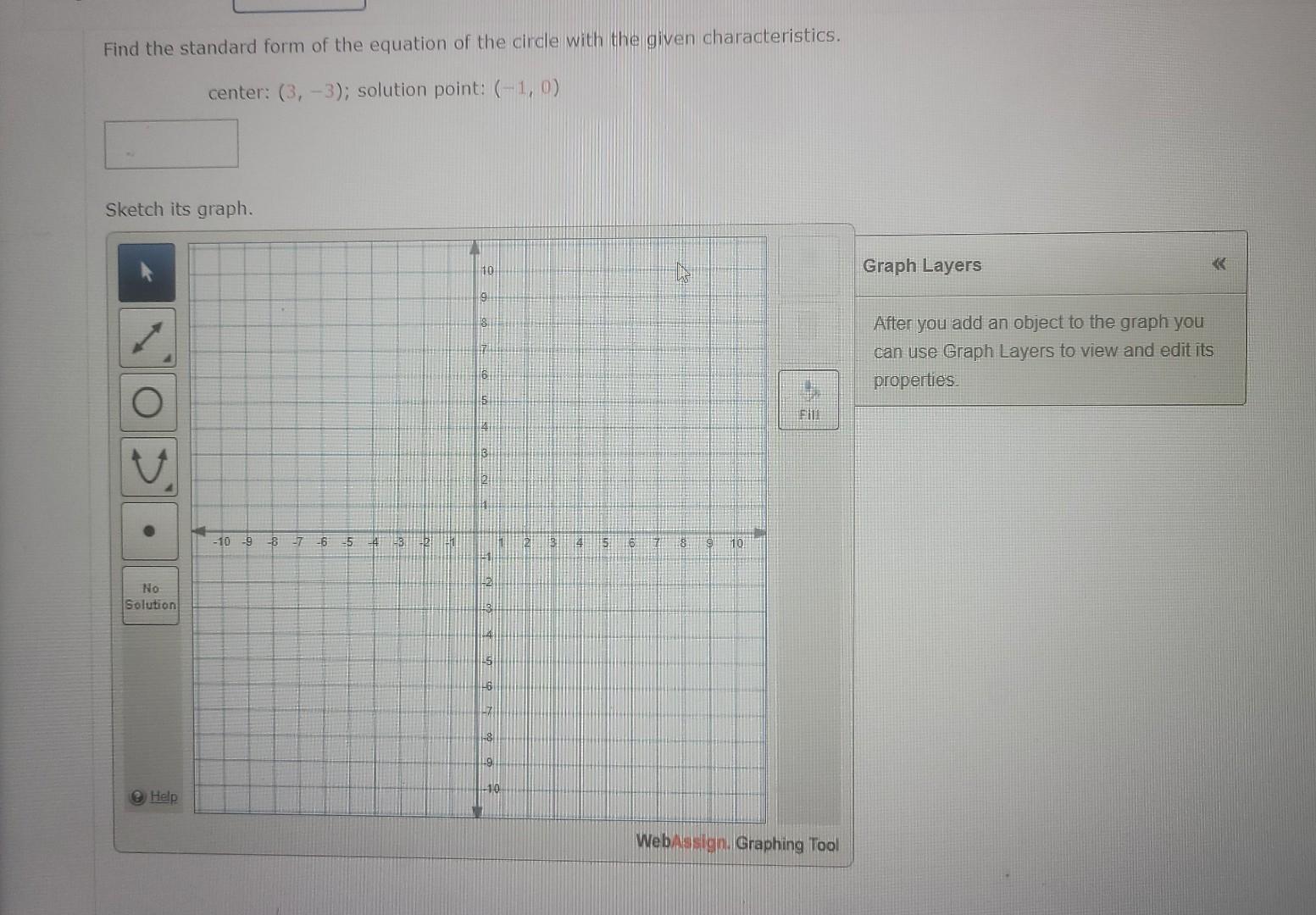 Solved Find the standard form of the equation of the circle | Chegg.com