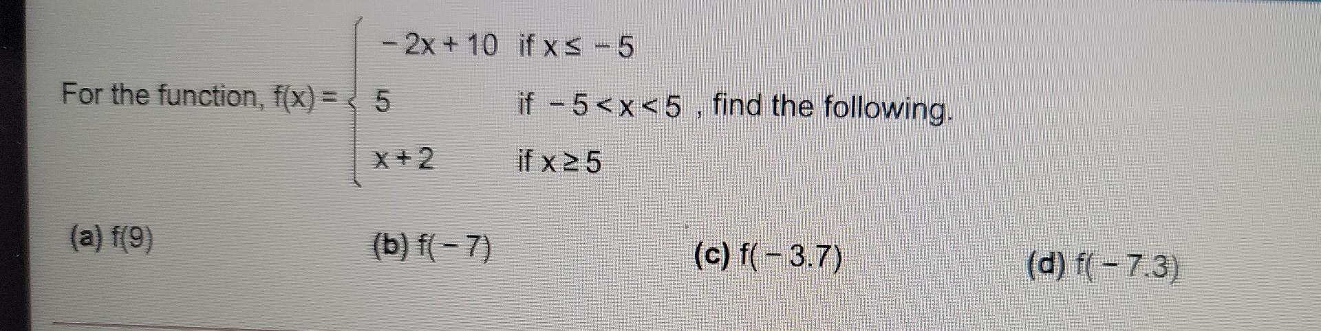 solved-2x-10-if-xs-5-for-the-function-f-x-5-if-5-chegg