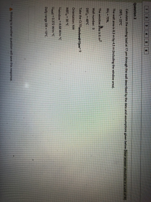 Solved 1 2 3 4 5 Question 2 Calculate The Cooling Load At 17 Chegg Solved 1 2 3 4 5 Question 2 Calculate The Cooling Load At 17 Chegg