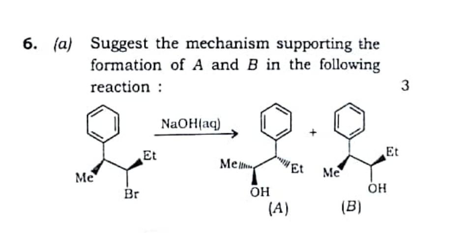 [Solved]: Give The Mechanism (a) Suggest The Mechanism S