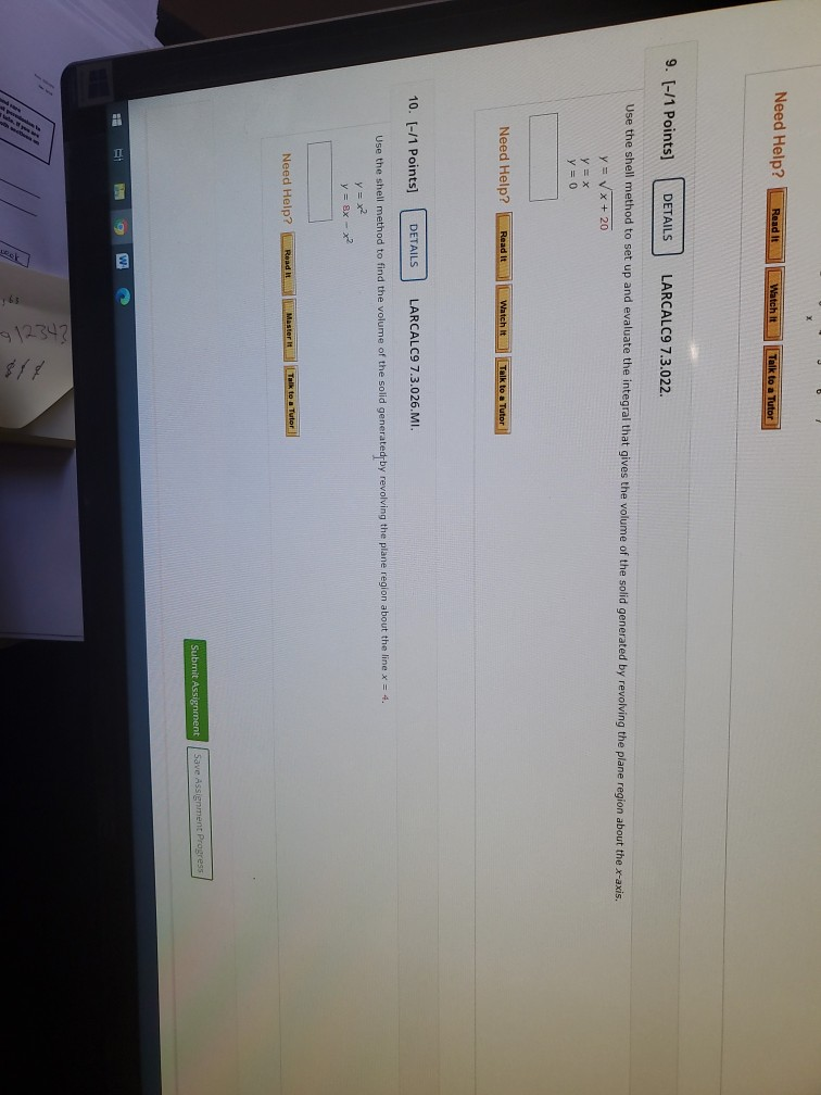 Solved Need Help? Read it Watch It Talk to a Tutor 9. [-/1 | Chegg.com