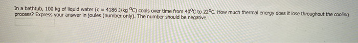 Solved QUESTION 5 Use the below equation to answer Q = mcAT | Chegg.com