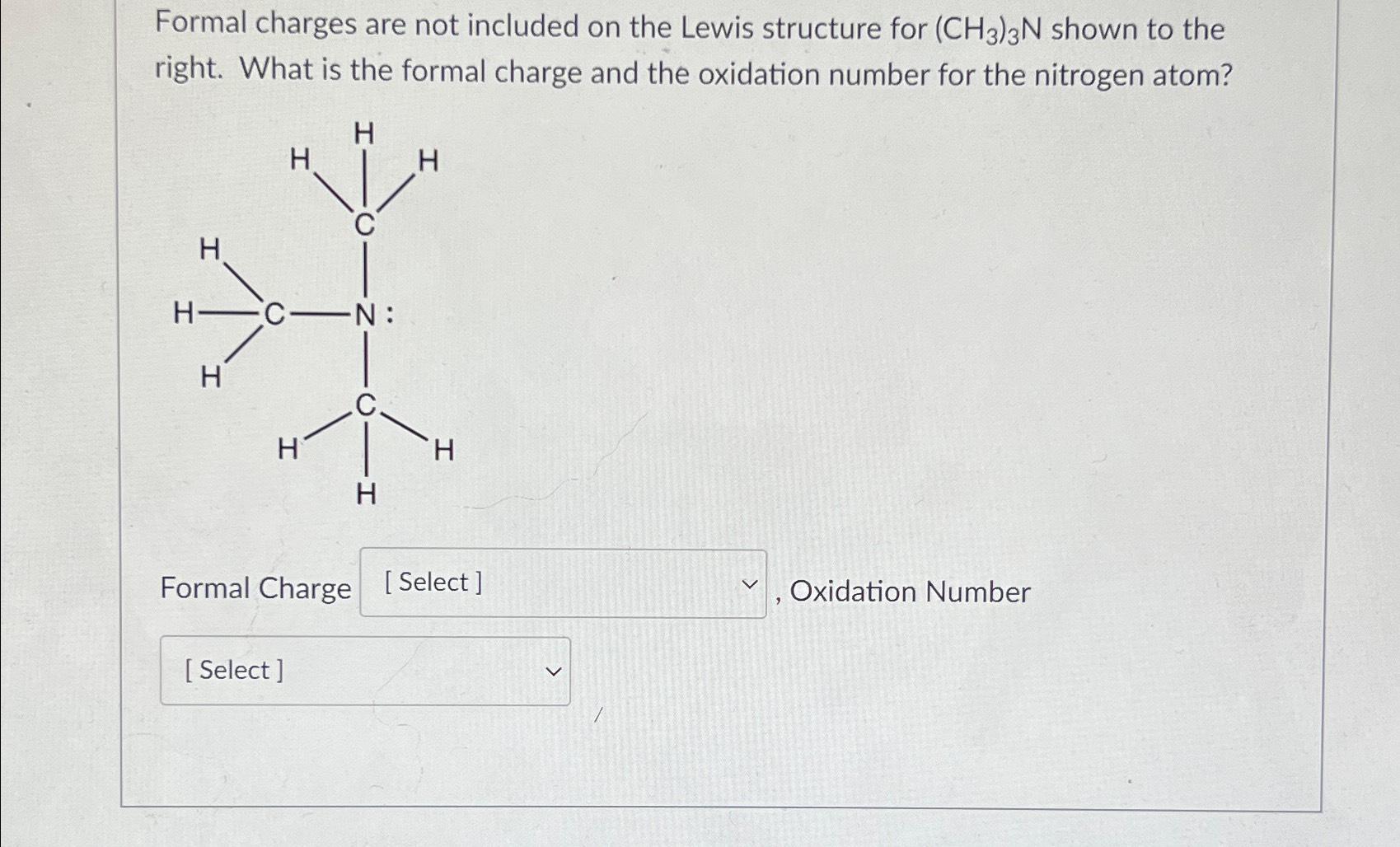 Solved Formal Charges Are Not Included On The Lewis