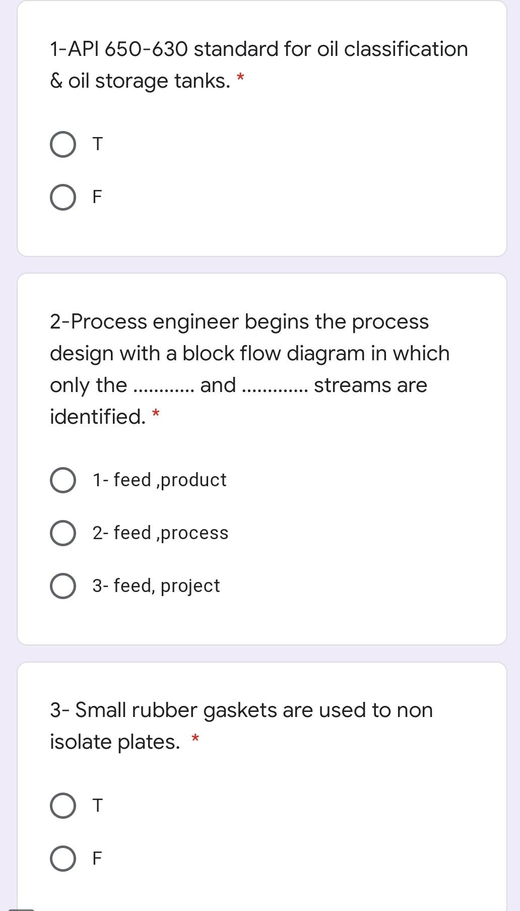 Solved 1-API 650-630 standard for oil classification & oil | Chegg.com