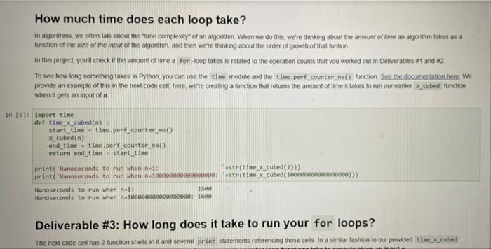 Solved How much time does each loop take? In algorithms, we | Chegg.com