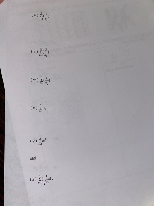 Sigma Crunch Solved Exercise 2.3. (LEARN USE OF SIGMA TO CRUNCH NUMBERS) | Chegg.com