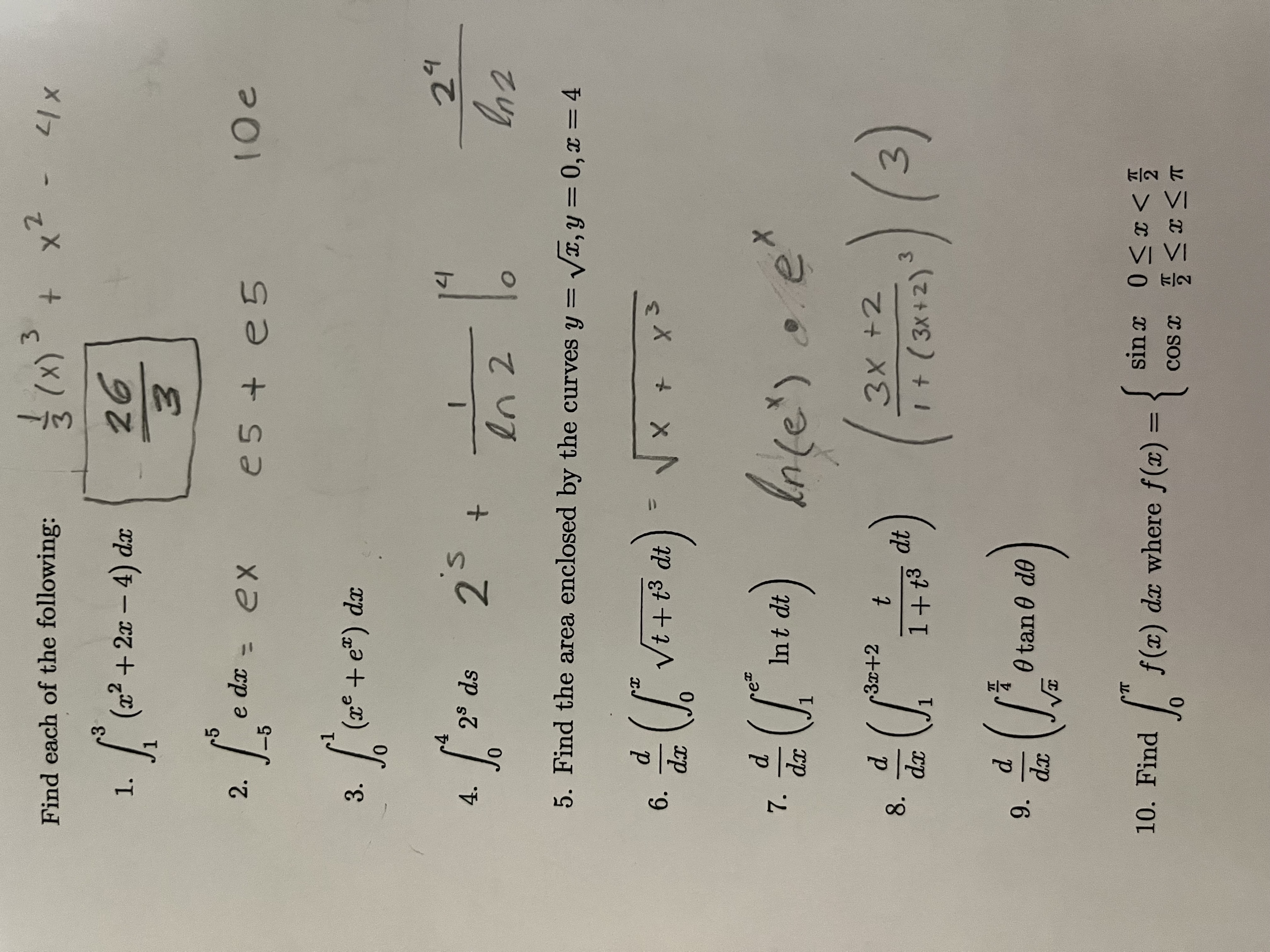 Solved can someone please work out all 10 ﻿of these and show | Chegg.com