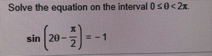 Solved Solve the equation on the interval 0 s0