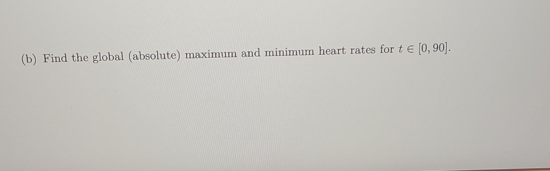 Solved Problem 2: Heart Rate Variations Suppose that the | Chegg.com