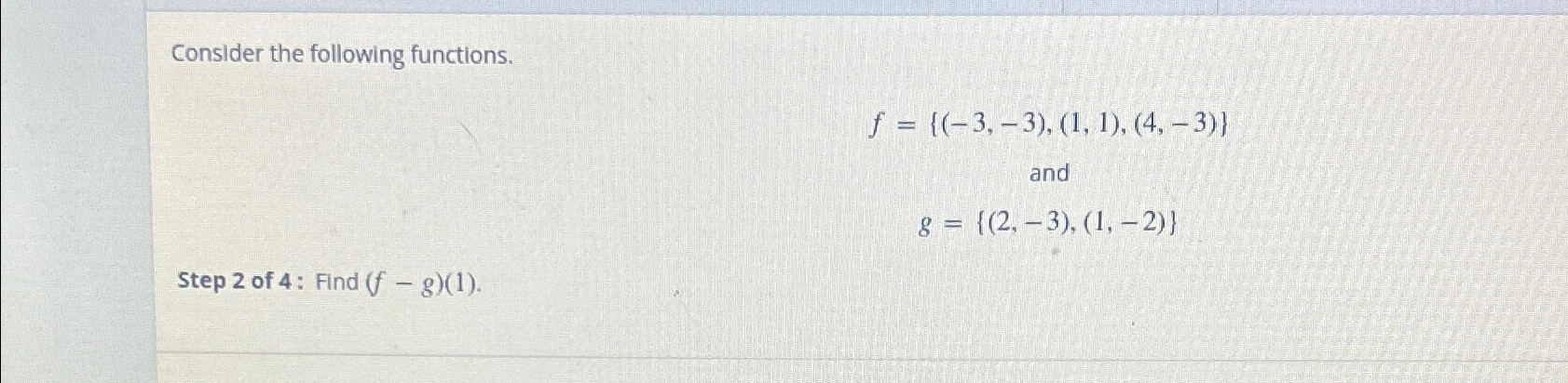 Solved Consider the following | Chegg.com
