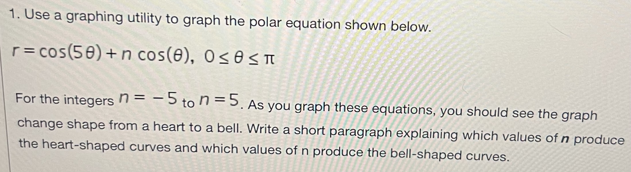 Solved Use a graphing utility to graph the polar equation | Chegg.com