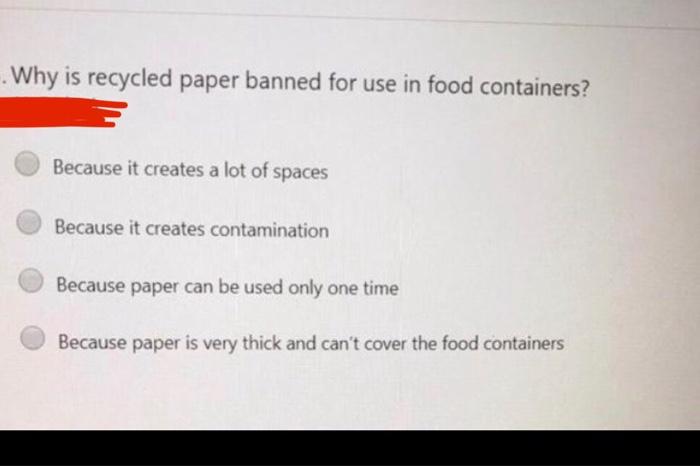 Why Recycled Paper?