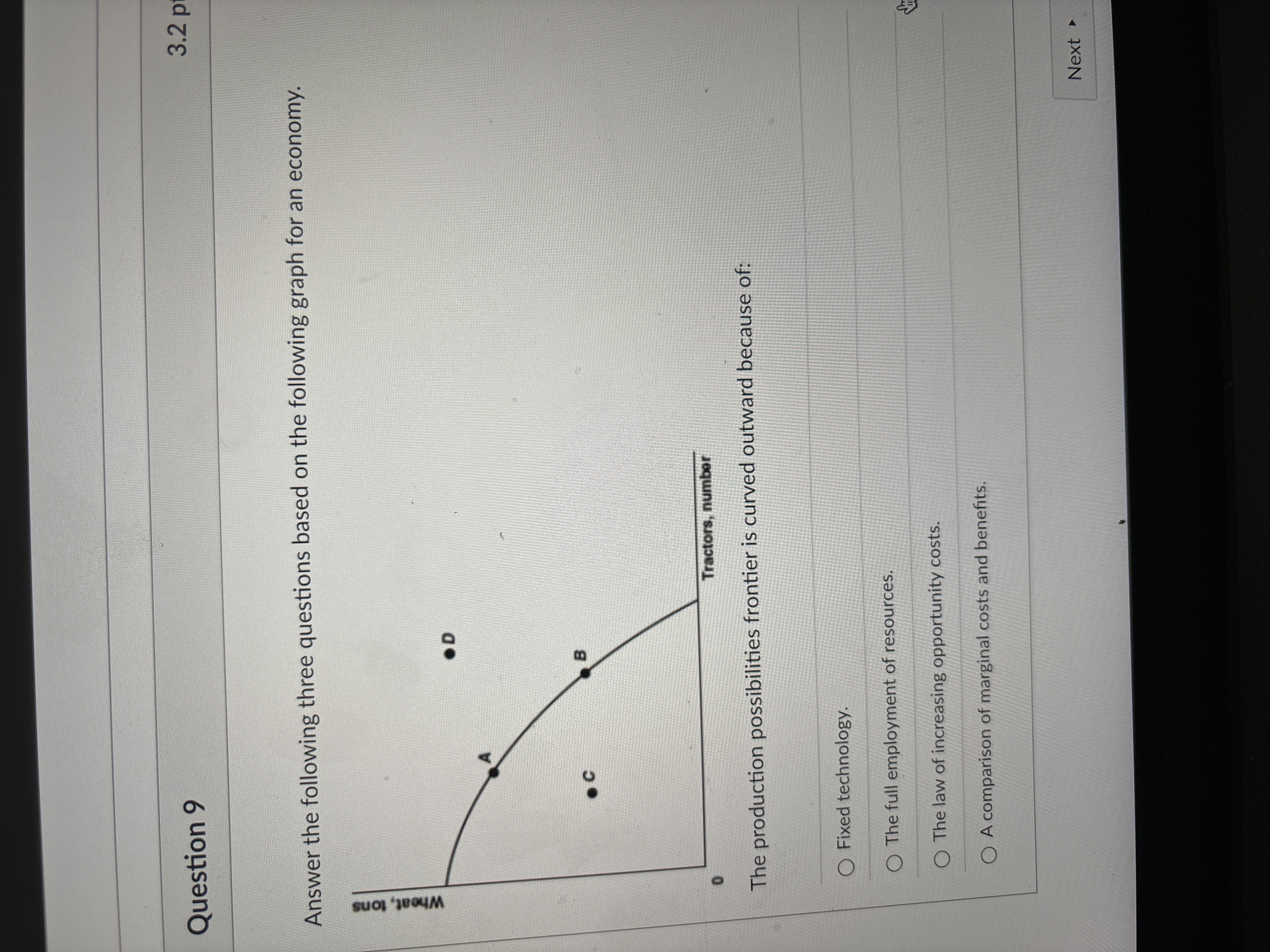 Solved Answer the following three questions based on the | Chegg.com