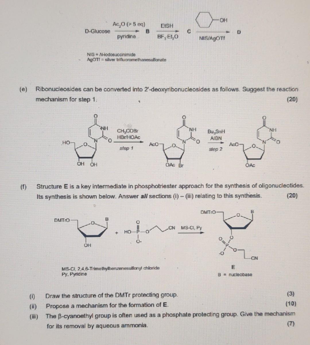 Solved o OH EISH Ac,0 (>5 eq) D-Glucose B pyridine С D BF, | Chegg.com